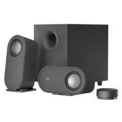 Logitech Z407 Speakers - 980-001348 - 2.1 Wireless Bluetooth 5.0 System, Graphite