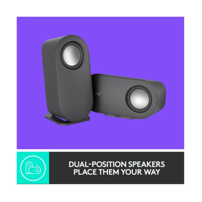 Logitech Z407 Speakers - 980-001348 - 2.1 Wireless Bluetooth 5.0 System, Graphite — image 6