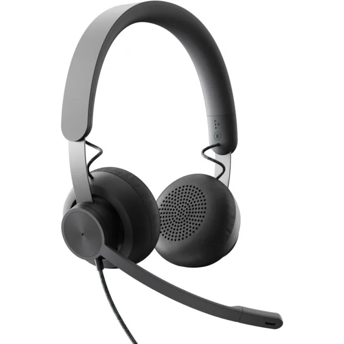 Logitech Zone Wired UC USB Headset for Unified Communications - Over-ear Closed, USB-A, PC Compatible — image 4