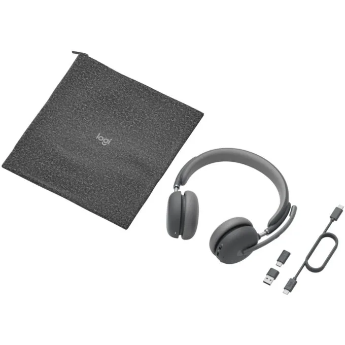 Logitech Zone Wireless 2 UC - A00174 - Graphite Teams, 2.4G + BT, No Stand — image 6