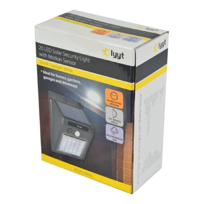 LYYT Solar Security Light - 154.842UK - 20 LED Solar Security Light with Motion Sensor — image 5