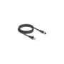 M12 cable X-coded 8 pin socket to RJ-45 plug, Cat.5e S FTP