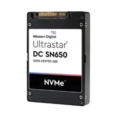 M.2 2.5Zoll WESTERN DIGITAL Ultrastar DC SN650 SSD - SN650 - 7.68TB, U.3 NVMe, 15mm height, TLC