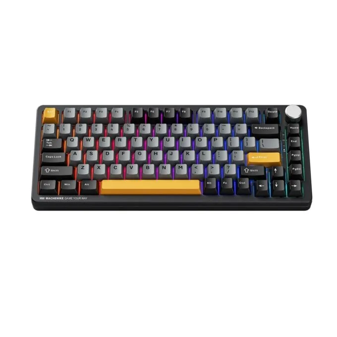 Machenike K600-B82W Gasket Wireless BT 75% Mechanical Keyboard Brown Switches — image 1