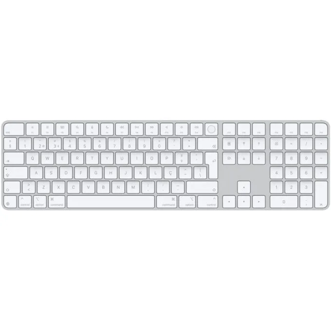 Magic Keyboard with Touch ID and Numeric Keypad for Mac (Apple Silicon) - White Keys — image 1