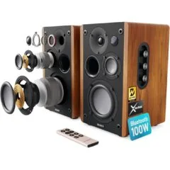 Majority 5'' 3-Way 100W Active Speakers - D100 - 100W with Bluetooth, USB & DSP