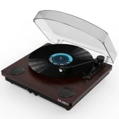 Majority MOTO Turntable - Audio-Technica Cartridge - Digital Record, Cut & BT