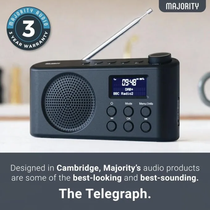Majority ORWELL Radio Portable with Display & Bluetooth-USB-FM - Portable, Display, Bluetooth-USB-FM — image 3