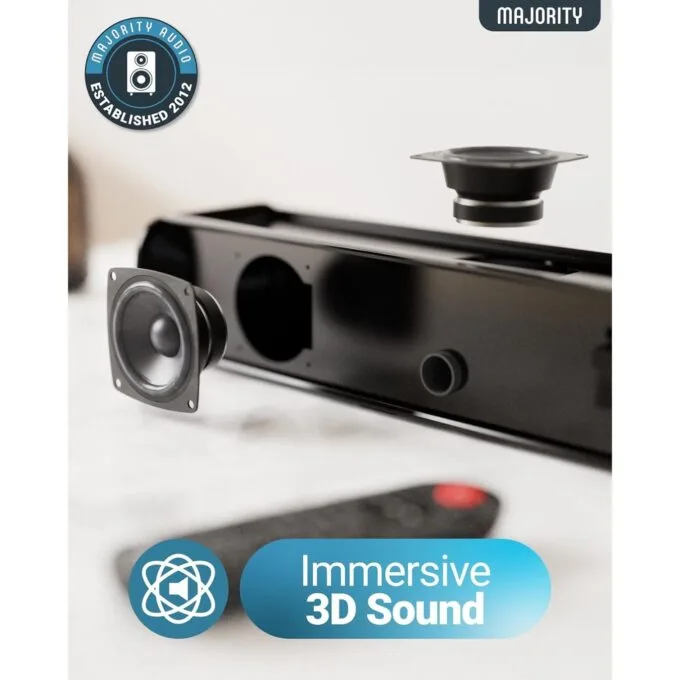 Majority Soundbar - NAGA 40 - 80W 2.1 3D Sound Built-in Sub — image 5