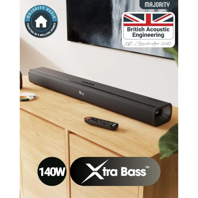 Majority Soundbar - NAGA 40 - 80W 2.1 3D Sound Built-in Sub — image 7