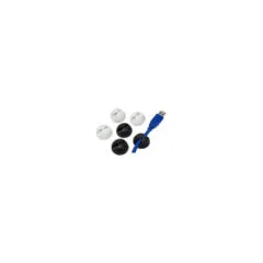 Management Kabelhalter LogiLink SET 6 Stück 3x white black