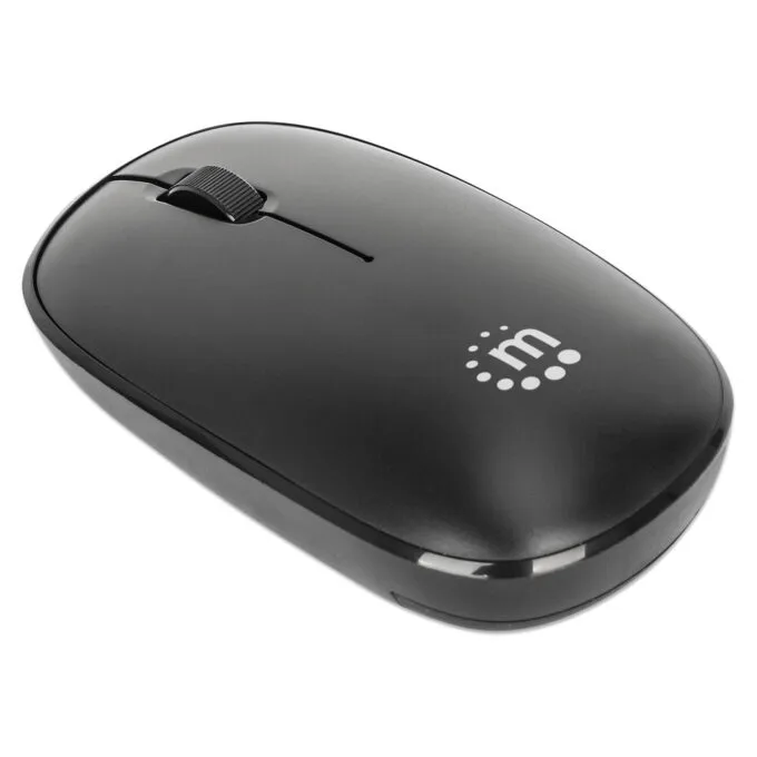 MANHATTAN MW3050 Kabellose USB-Maus 3 Tasten Mausrad schwarz — image 2