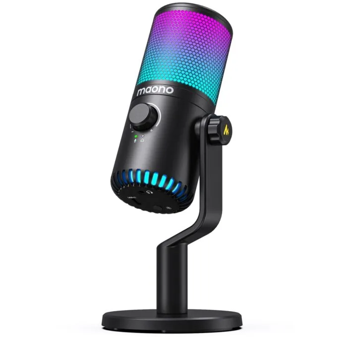 Maono Desktop Condenser Microphone with Controllable Lights - DM30RGB - Desktop Condenser Microphone with Controllable Lights — image 1