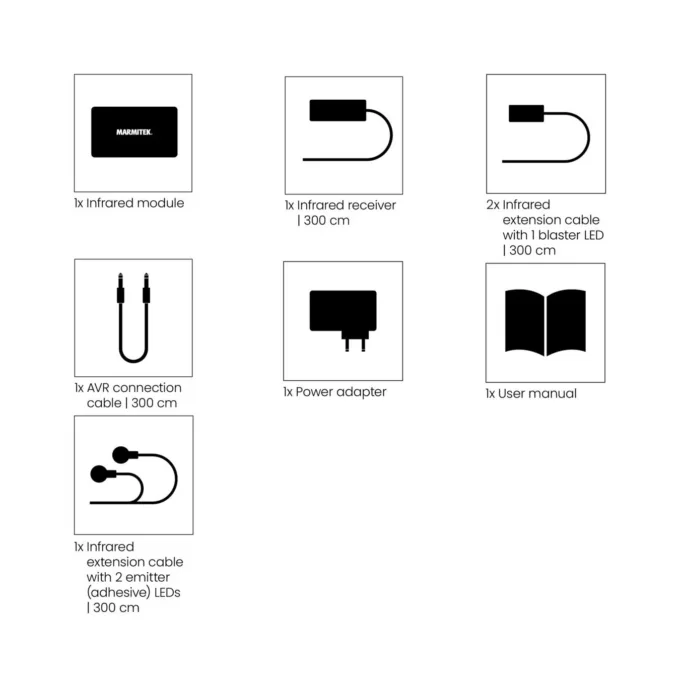 Marmitek IR Extender - 10 XTRA - Multi-Device up to 300m via Ethernet Cable IR Control — image 8