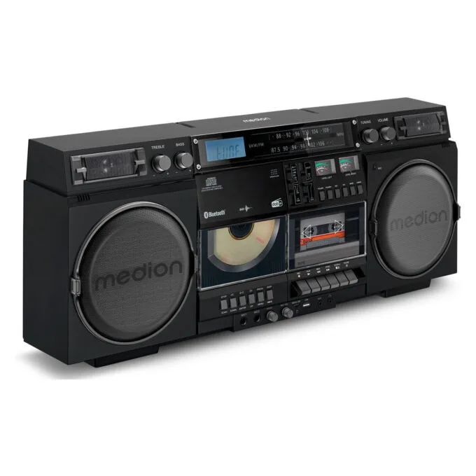 Medion LIFE® P66538 Retro-Boombox schwarz — image 12