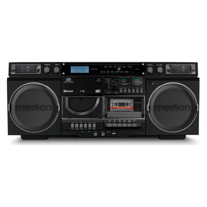 Medion LIFE® P66538 Retro-Boombox schwarz — image 9