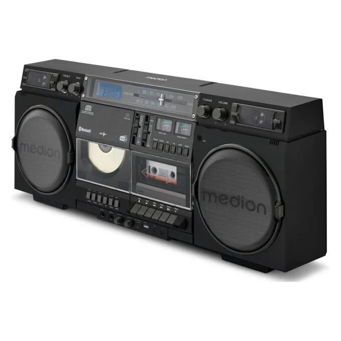 Medion LIFE® P66538 Retro-Boombox schwarz — image 10