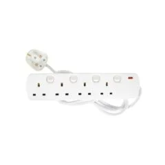 Mercury 4 Gang Switched Extension - 430.007UK - 2.0m