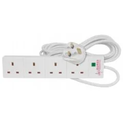 Mercury 4Gang with Surge Protector - 430.009UK - 2.0m in Polybag