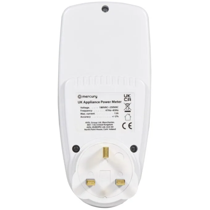 Mercury Appliance Power Meter - 429.859UK - UK plug — image 2