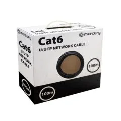 Mercury CAT6 Outdoor Cable CU UTP 100m - 808.040UK - Cat6 Outdoor Cable