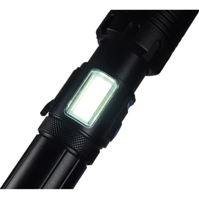 Mercury Rechargeable LED Torch Lamp - 410.306UK - Window Breaker, SOS & Powerbank — image 3