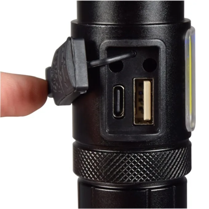 Mercury Rechargeable LED Torch Lamp - 410.306UK - Window Breaker, SOS & Powerbank — image 5