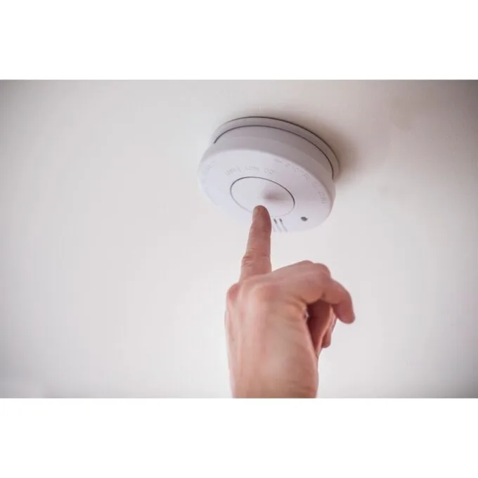 Mercury SD102P Smoke Detector - 350.126UK - with Hush — image 4