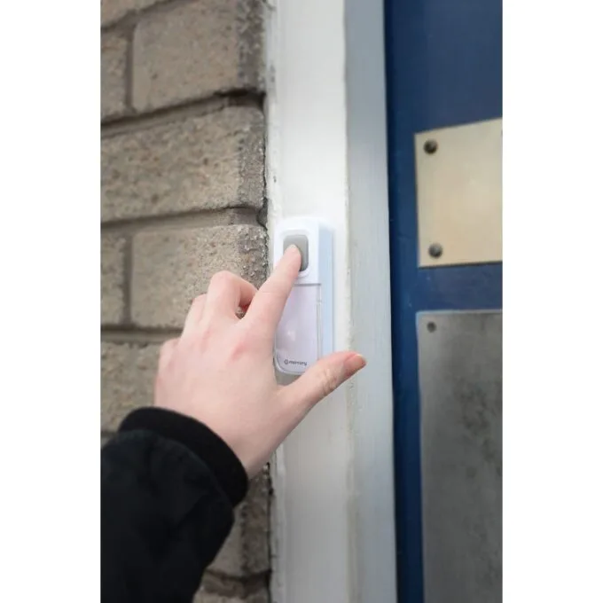 Mercury Wireless W Proof Doorbell - 350.295UK - with Portable Chime — image 2