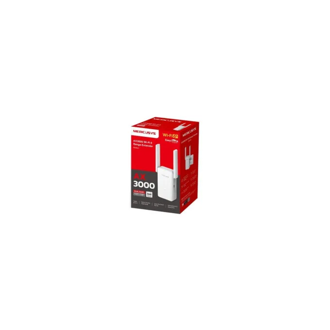 Mercusys ME80X AX3000 Wi-Fi 6 Range Extender - Dual-Band 2.4/5 GHz, 2400 Mbps, 1x Gigabit Ethernet, White — image 4
