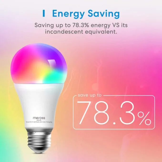 Meross Homekit Smart Wi-Fi LED Bulb - MSL120HK-UK - RGBWW E27 — image 5