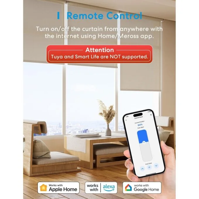 Meross Homekit Smart Wi-Fi Roller Shutter 5A Mechanical - MRS105 - — image 8