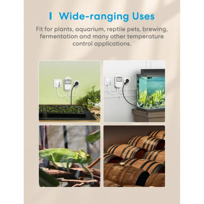Meross Homekit Smart Wi-Fi Socket Thermostat - MTS960HK-UK - — image 6