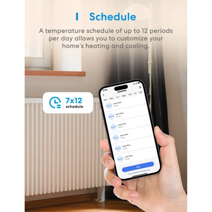 Meross Homekit Smart Wi-Fi Socket Thermostat - MTS960HK-UK - — image 9