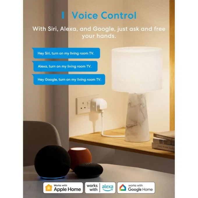 Meross Smart Wi-Fi Plug - MSS315HK-UK - Matter — image 5
