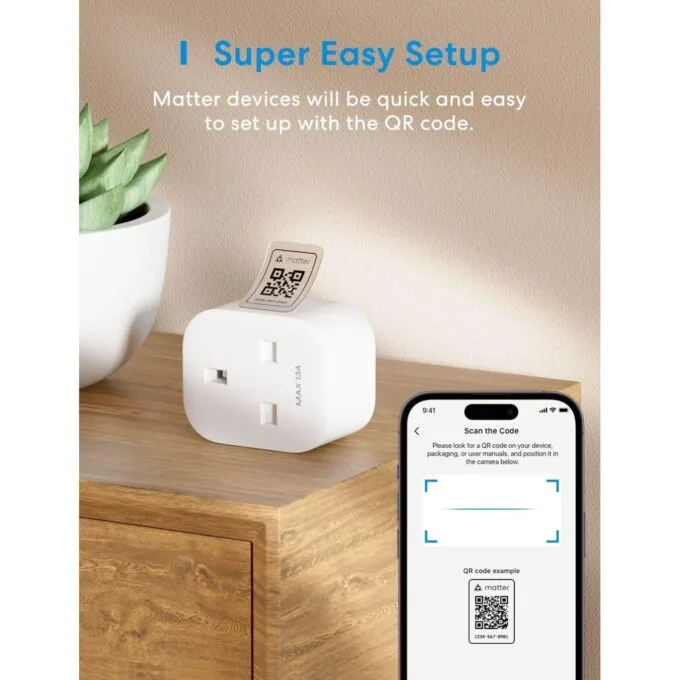 Meross Smart Wi-Fi Plug - MSS315HK-UK - Matter — image 9
