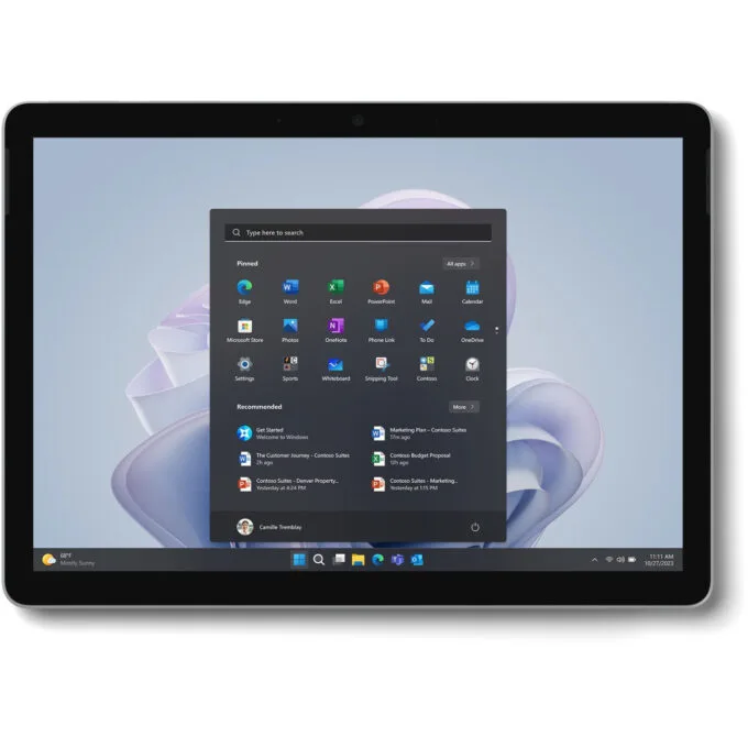 Microsoft Surface Go 4 - N200 - Platinum, 8GB RAM, 128GB, Intel N200 3.7GHz, 10.5" FHD+, Windows 11 Pro — image 2