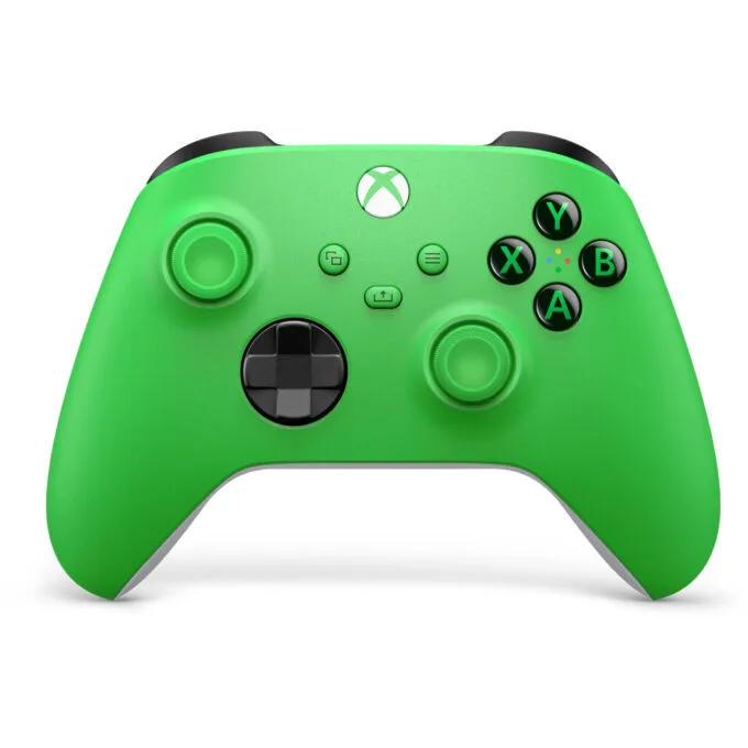 Microsoft Xbox Wireless Controller - Velocity Green - Wireless (Bluetooth & USB), Replaceable AA Battery — image 1