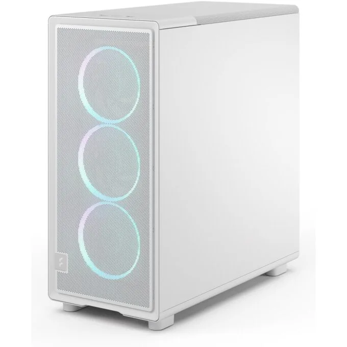 Midi Fractal Epoch White TG RGB Clear Tint - Mid Tower PC Case — image 11