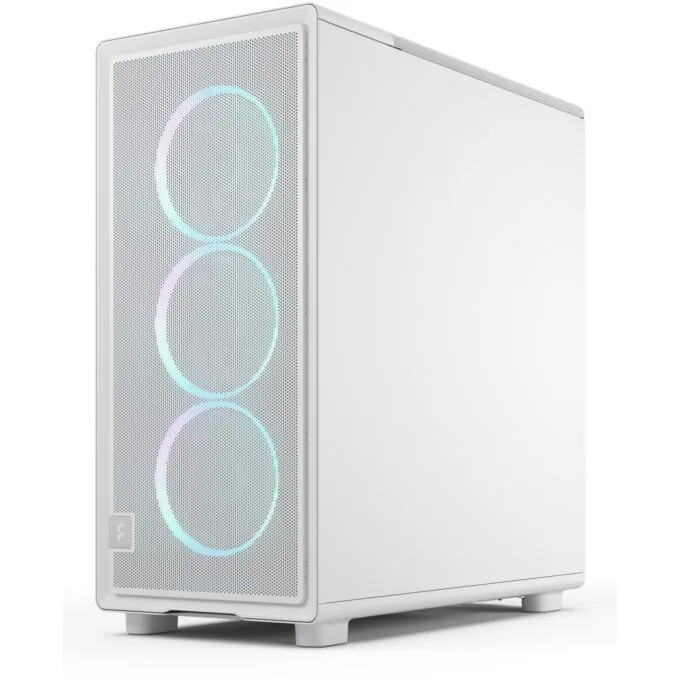 Midi Fractal Epoch White TG RGB Clear Tint - Mid Tower PC Case — image 13