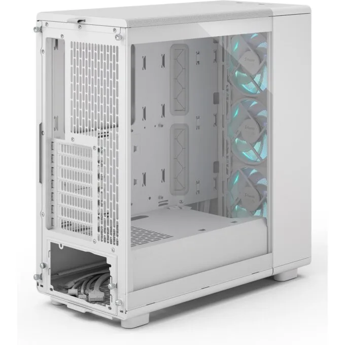 Midi Fractal Epoch White TG RGB Clear Tint - Mid Tower PC Case — image 3