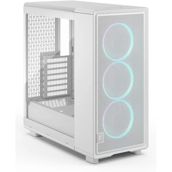 Midi Fractal Epoch White TG RGB Clear Tint - Mid Tower PC Case — image 10