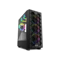 Midi Sharkoon HEX RGB Black - HEX RGB - Mid Tower RGB PC Case