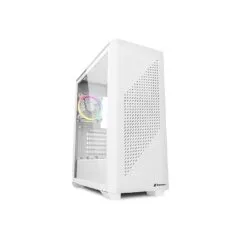 Midi Sharkoon VS9 RGB White - VS9 - RGB illuminated mid-tower ATX case