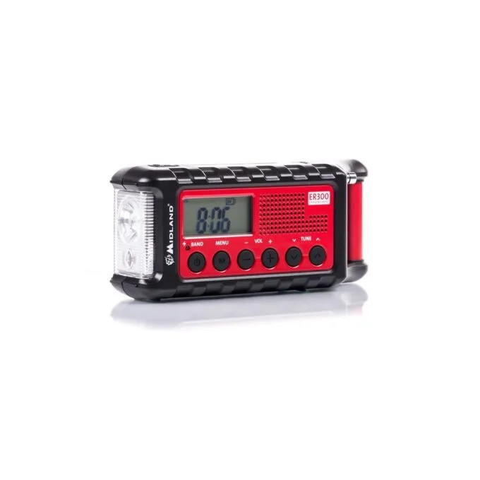 Midland Emergency Solar Powerbank FM & Dynamo Torch - ER300 - Emergency Solar Powerbank FM & Dynamo Torch — image 1