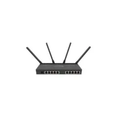 Mikrotik RB4011iGS+5HacQ2HnD-IN - Black, 1400 MHz quad-core, 4x external antennas, Dual-band Wi-Fi 5