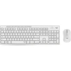 MK295 Silent Wireless Combo - MK295 - White, QWERTZ Hungarian, Full-size Keyboard + Ambidextrous Mouse, 2.4 GHz Wireless