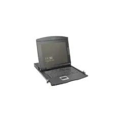 Modular HD LCD KVM console with 19' TFT 8 port HDMI, KVM switch