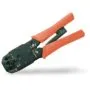 Modular RJ45 Crimping Tool - Green, Yellow - Solid Metal, RJ11/RJ12/RJ45 Compatible