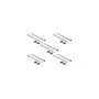 Mounting Base 20 x 20 mm with Cable Tie - L 200 x W 2.5 mm